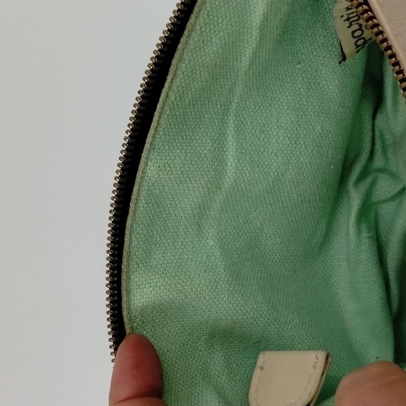 Spartina 449 Navy and Ivory Cream Printed Mini Bag - Picture 11 of 16